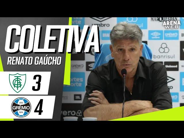 COLETIVA RENATO GAÚCHO | AO VIVO | América-MG 3 x 4 Grêmio - Brasileirão 2023