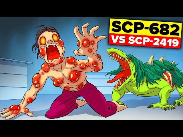 SCP-682 VS EVIL MEN - SCP-2419