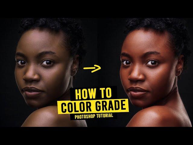 How to COLOR GRADE  To Make Your Photo POP in Photoshop | Color Grading Tutorial