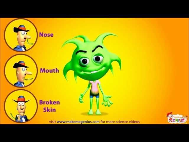 Germs Movie for Kids Virus & Bacteria Introduction