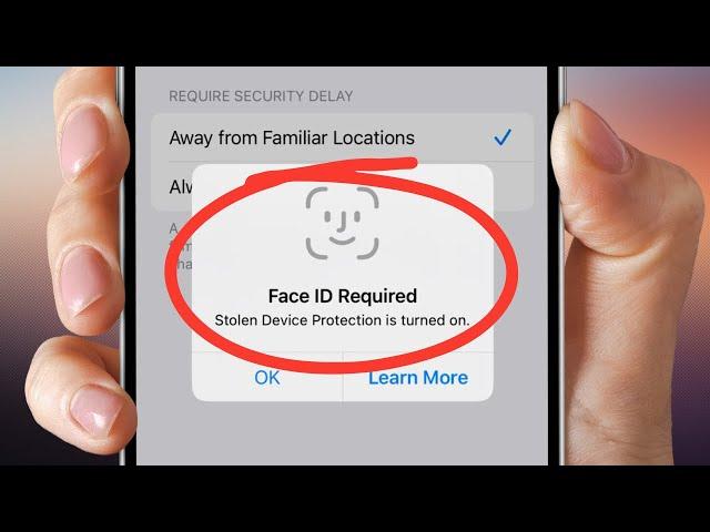 Quick Guide: "Face ID Required Stolen Device Protection is Turned on" iPhone or iPad iOS 18