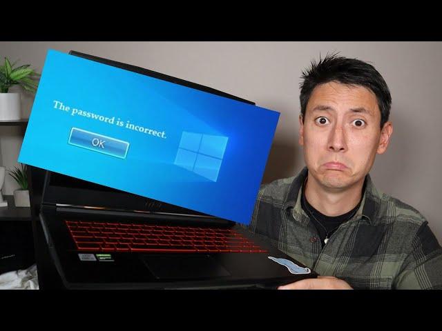 Windows Password Bypass - Forgot Password Fix - How To Get Past Password