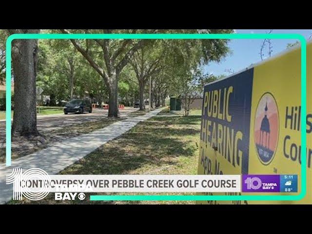 Controversy over rezoning proposal for Pebble Creek Golf Course