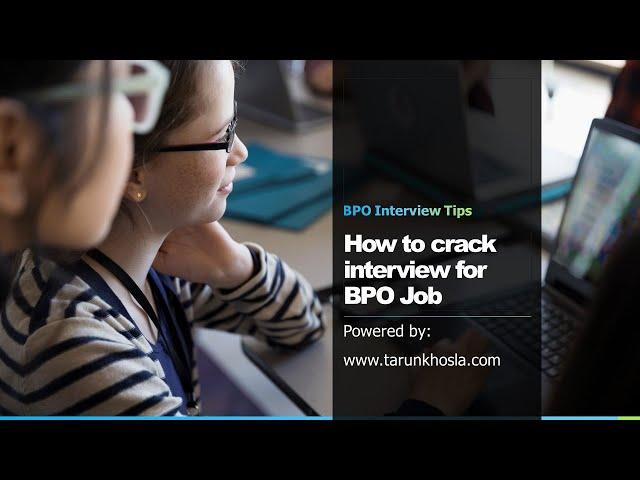 How to crack BPO interview