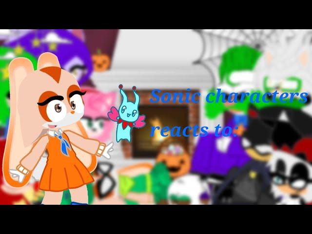 (Halloween Special) Sonic characters reacts to random videos part 3 | STH | Gacha club.