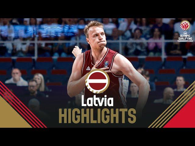 Latvia  Top Plays | FIBA Olympic Qualifying Tournament 2024