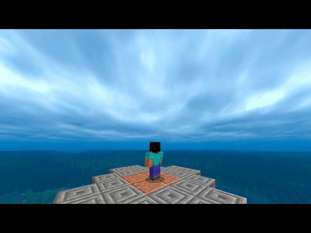 Minecraft But Every Minute The Water Rises