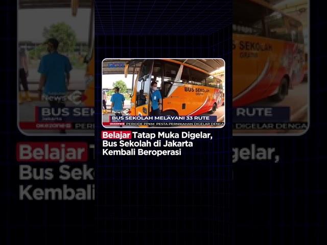 Belajar Tatap Muka Digelar, Bus Sekolah di Jakarta Kembali Beroperasi