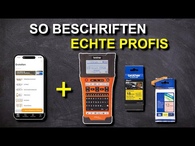 Brother PT-E550WVP - Professionelles Beschriftungsgerät für das Elektrohandwerk - inkl WLAN Funktion