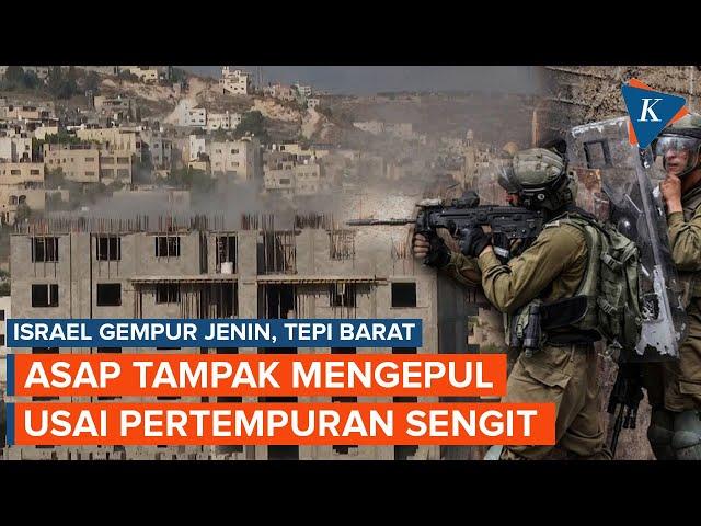 Israel Gempur Kota Jenin di Tepi Barat, Asap Mengepul di Udara