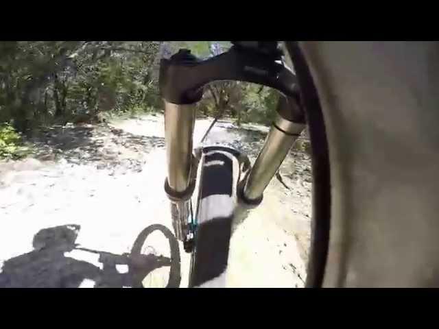 Downhill Mountain Bike - RockShox Totem - Mulch Hill - Austin Texas