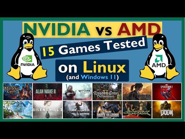 Linux vs Windows Gaming Performance with NVIDIA and AMD - It's Not Even Close!