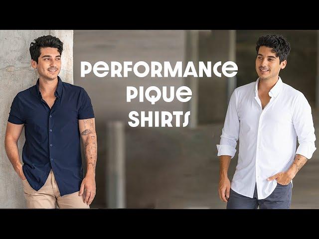 Performance Pique Shirts for Short Men | Under 510