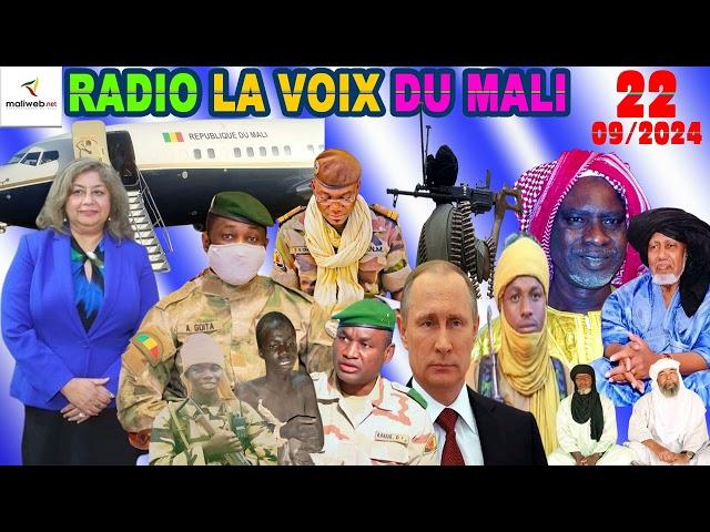 La Revue de Presse de la RADIO LA VOIX DU MALI du 22 SEPTEMBRE 2024