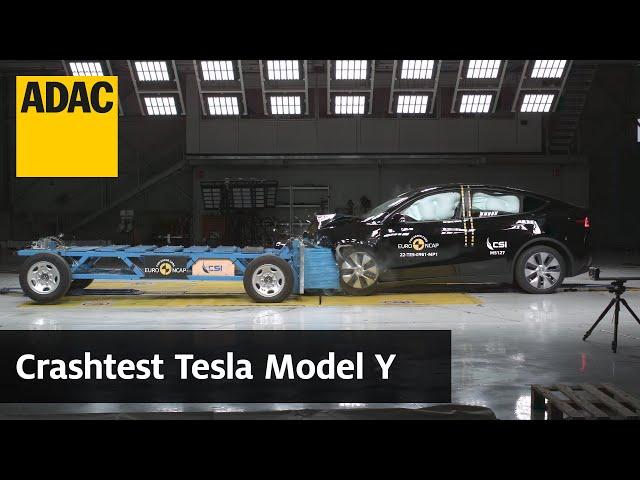 Tesla Model Y im Crashtest | ADAC & Euro NCAP