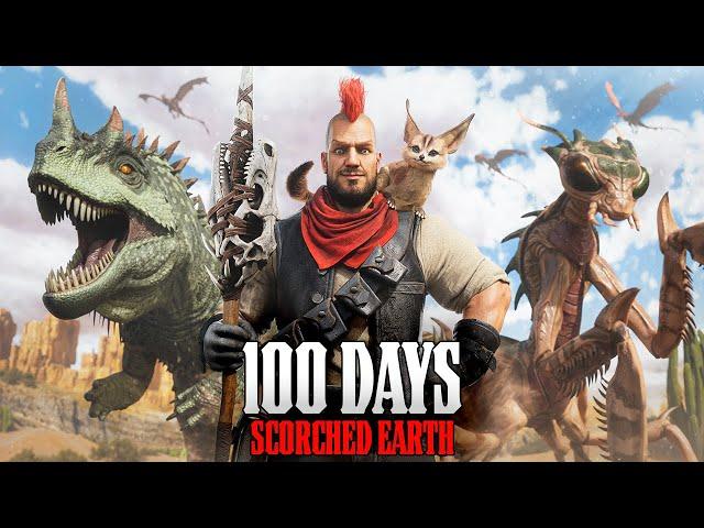 I Spent 100 Days In Ark Survival Ascended - Scorched Earth