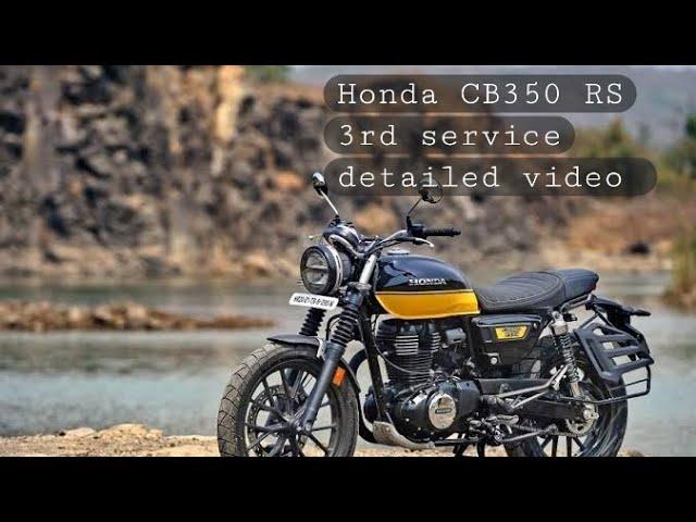 Honda CB350 RS 12000km 3rd service detailed video