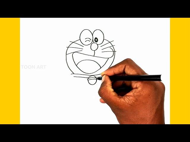 Doraemon cartoon drawing easy - How to draw doraemon cartoon drawing outline easy step by step