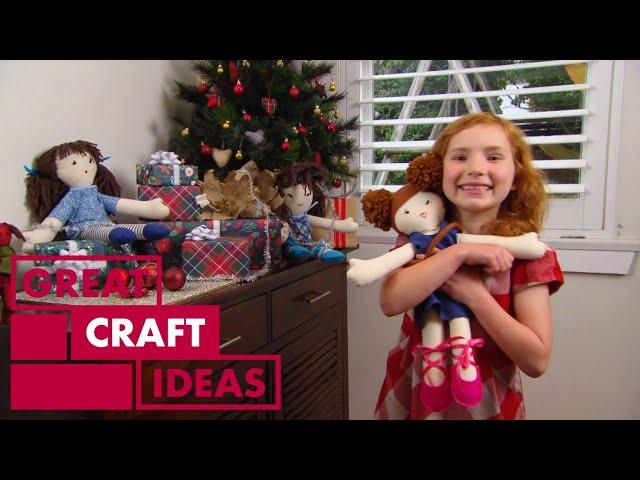 How to Make a Cute Handmade Doll | CRAFT | Great Home Ideas