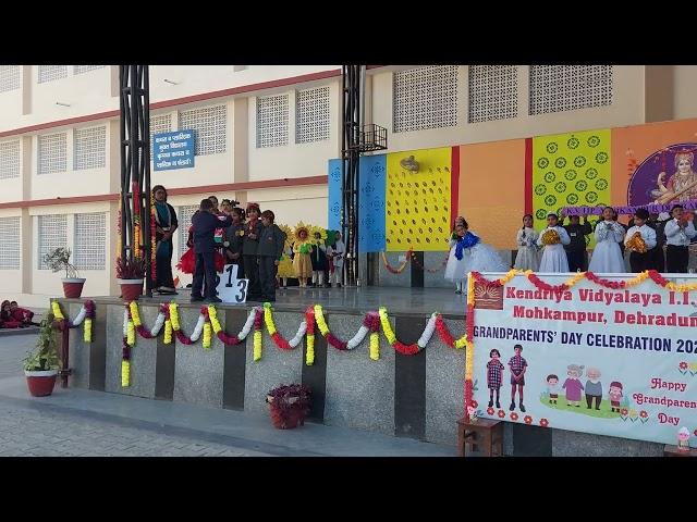 K.V.IIP MOHKAMPUR DEHRADUN GRANDPARENTS DAY CELEBRATION SCHOOL SONG BY 1B STUDENTS