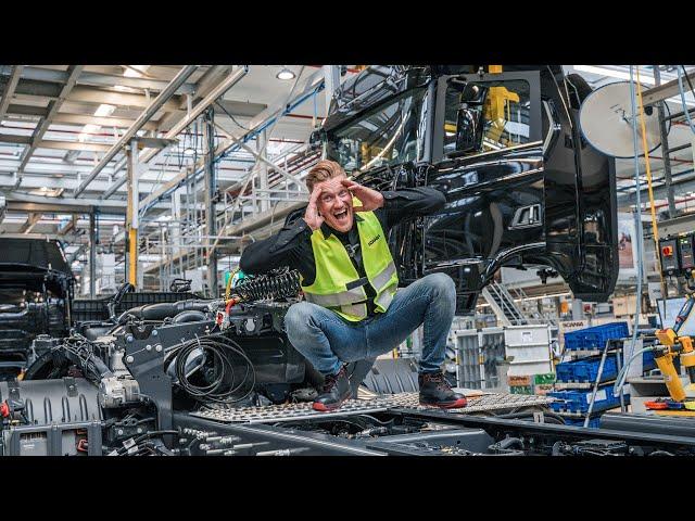 MY V8 DREAM!  Behind the scenes at Scania production in Zwolle!