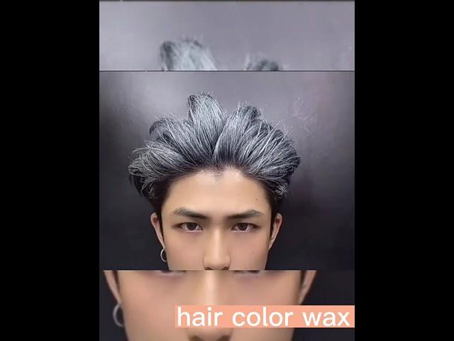 Temporary washable hair color wax dye your hair in only 20 seconds
