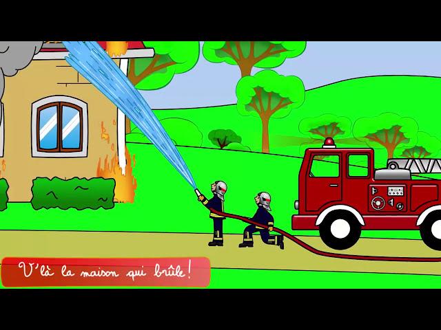 Au feu les Pompiers ‍  Les Comptines de Gabriel