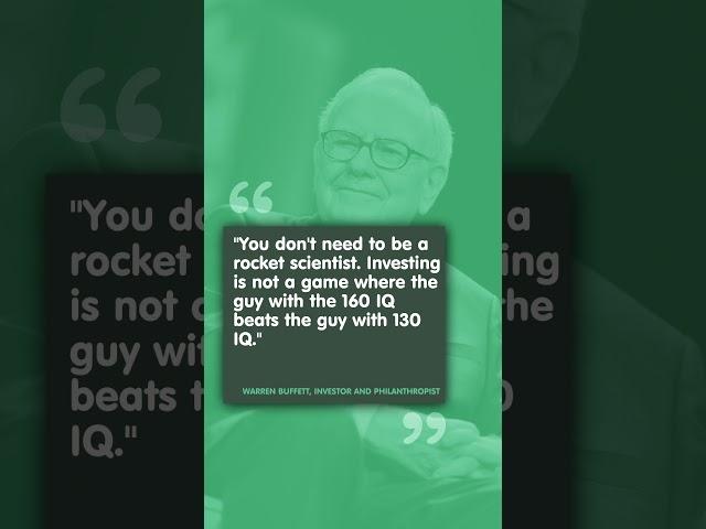 Warren Buffett on #investing