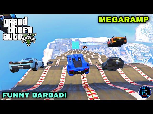 [Hindi] MEGARAMP FULL BARBADI WITH RON | GTA V MEGARAMP