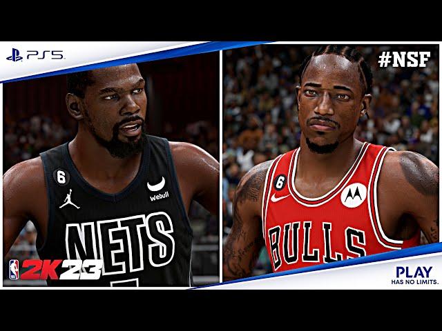 NETS vs BULLS | NBA 2K23 (PS5 UHD)