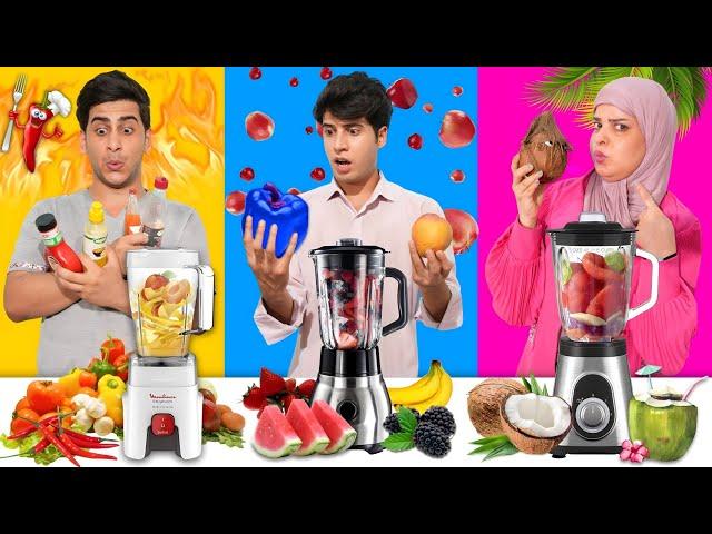 تحدي العصائر بعجلة الحظ الغامضة (العقاب لايرحم) Mystery Wheel Of Smoothie -Challenge 