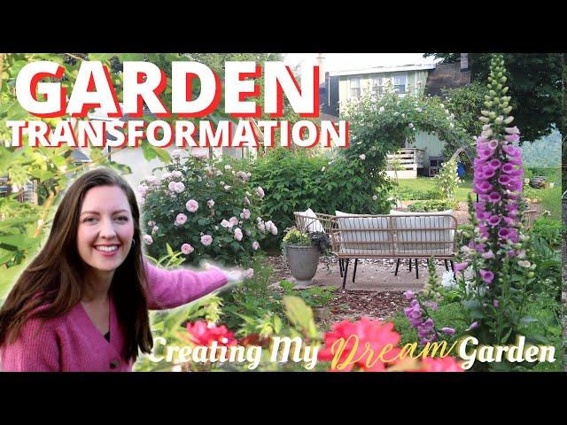 I Turned my Backyard into my Dream Cottage Garden!