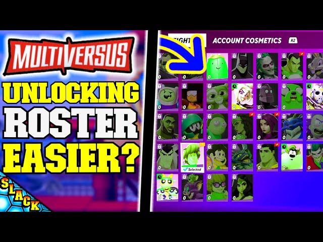 How EASY is UNLOCKING ALL FIGHTERS in MULTIVERSUS?