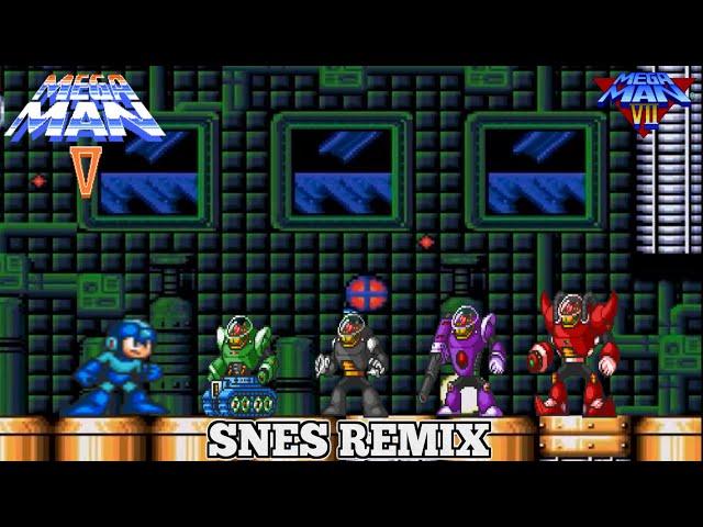 Mega Man 5 Dark Man Stage (Megaman 7 SNES Remix)