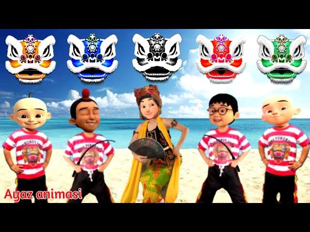 SERU..!!! UPIN IPIN, KAK ROS DAN KAWAN KAWAN ATRAKSI BARONGSAI WARNA WARNI