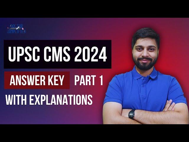 UPSC CMS 2024- Paper 2 RECALL | Dr Kashyap Razdan