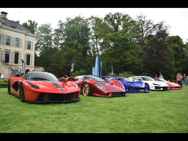 CHAOS at Cars & Coffee Benelux! - Apollo IE, Italdesign, LaFerrari , F40, Senna, Novitec 720S, SV,