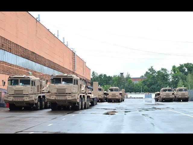 Parking of heavy-duty Tank Transporters MZKT-741351