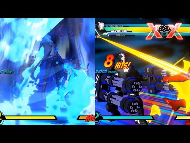 Ultimate Marvel vs Capcom 3 Havengers Clone Engine MOD Carter Slade & War Machine Hyper Moves