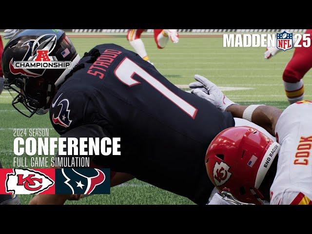 Kansas City Chiefs vs. Houston Texans | Madden NFL 25 Simulation #madden25