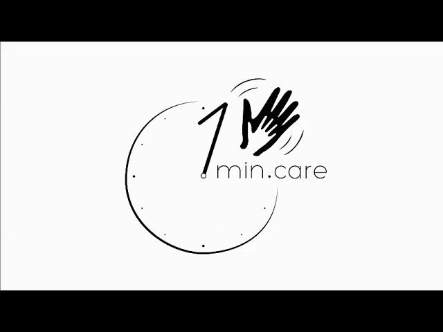 Logo 1min.care - animiert