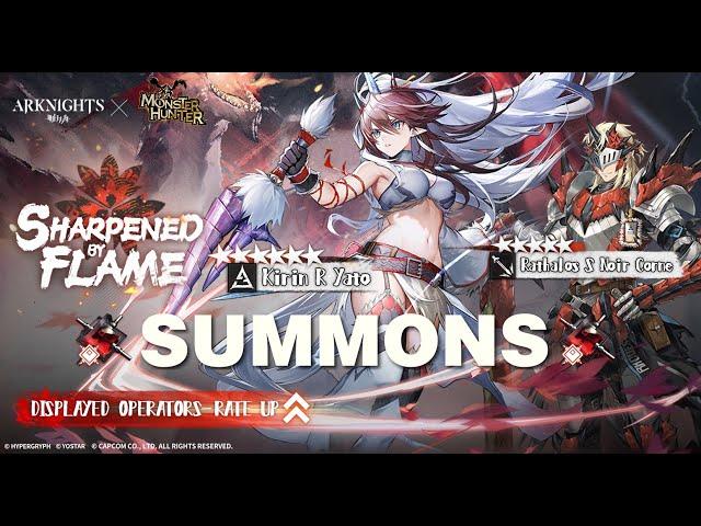 Arknights Summoning on Sharpened by Flame Banner