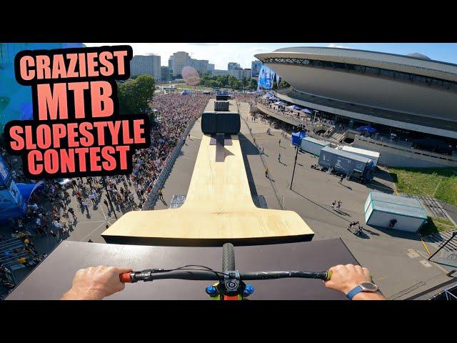 RIDING THE CRAZIEST MTB SLOPESTYLE CONTEST - I MAKE THE FINALS!