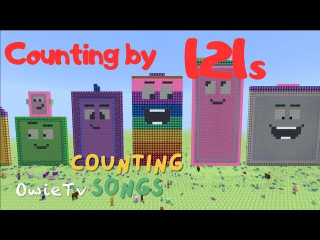 Counting by 121s Song | Minecraft Numberblocks Counting Song | Math and Number Songs for Kids