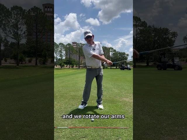 Your grip has to match how rotated your hips are at impact. Wright Balance.