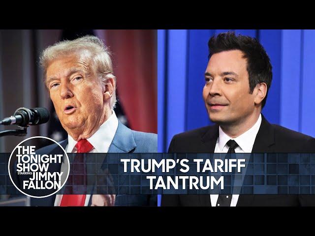 Trump's 25% Tariffs Cause Widespread Consumer Panic | The Tonight Show Starring Jimmy Fallon