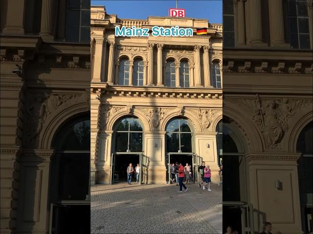 Mainz Station hbf Germany #train #passenger #building #summeringermany #architecture #4k