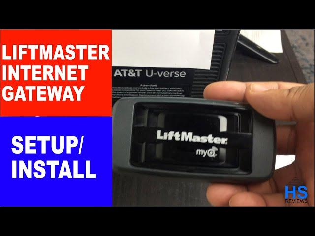 HOW TO SETUP WIFI LIFTMASTER 828LM INTERNET GATEWAY SO IT OPENS YOUR GARAGE DOOR FROM THE MYQ APP