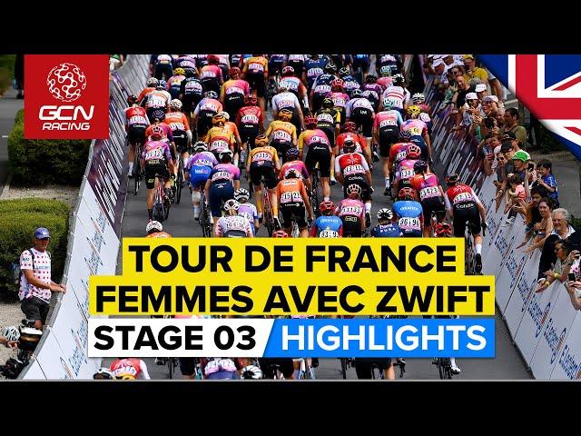 The Comeback Queen Strikes in Épernay! | Tour De France Femmes Avec Zwift 2022 Stage 3 Highlights