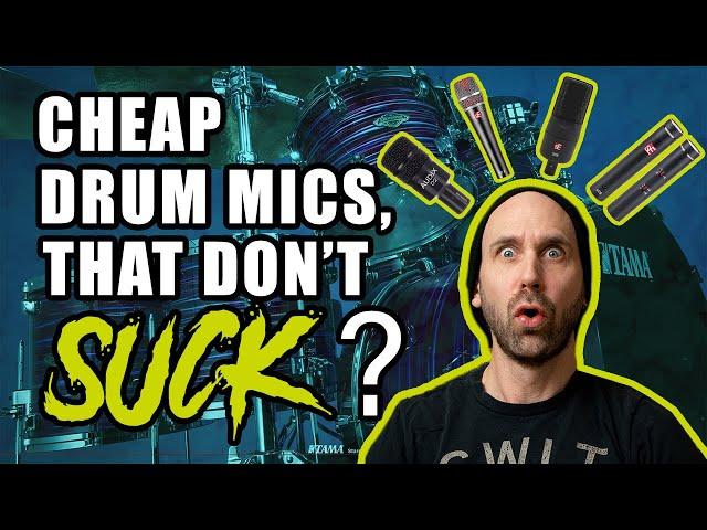 BEST BUDGET DRUM MICS 2021 (win a pair of Ribbon mics!)